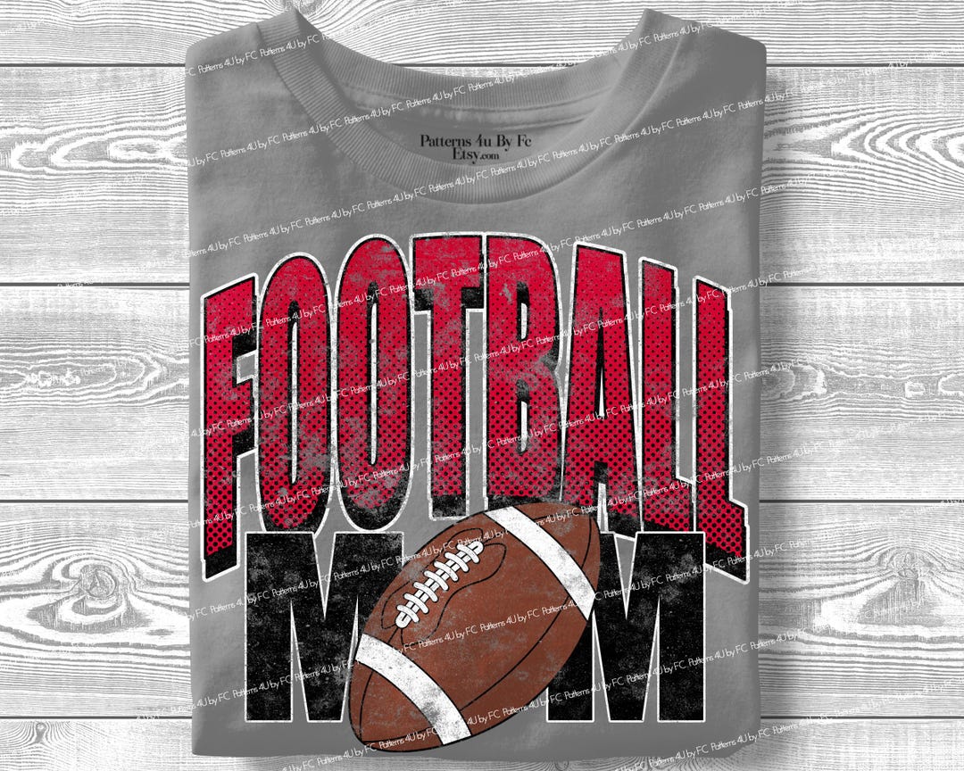 Retro Football Mom Png Mama Coquette Bow Trendy Sublimation Sublimation ...