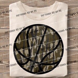 Camouflage oude camouflage basketbalbal png, coquette bal jacht cam sublimatie digitaal ontwerp team mascotte country shirt design old school