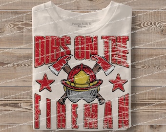 Fireman Wife PNG: Sublimation Design for Sweatshirt (Digital Download)