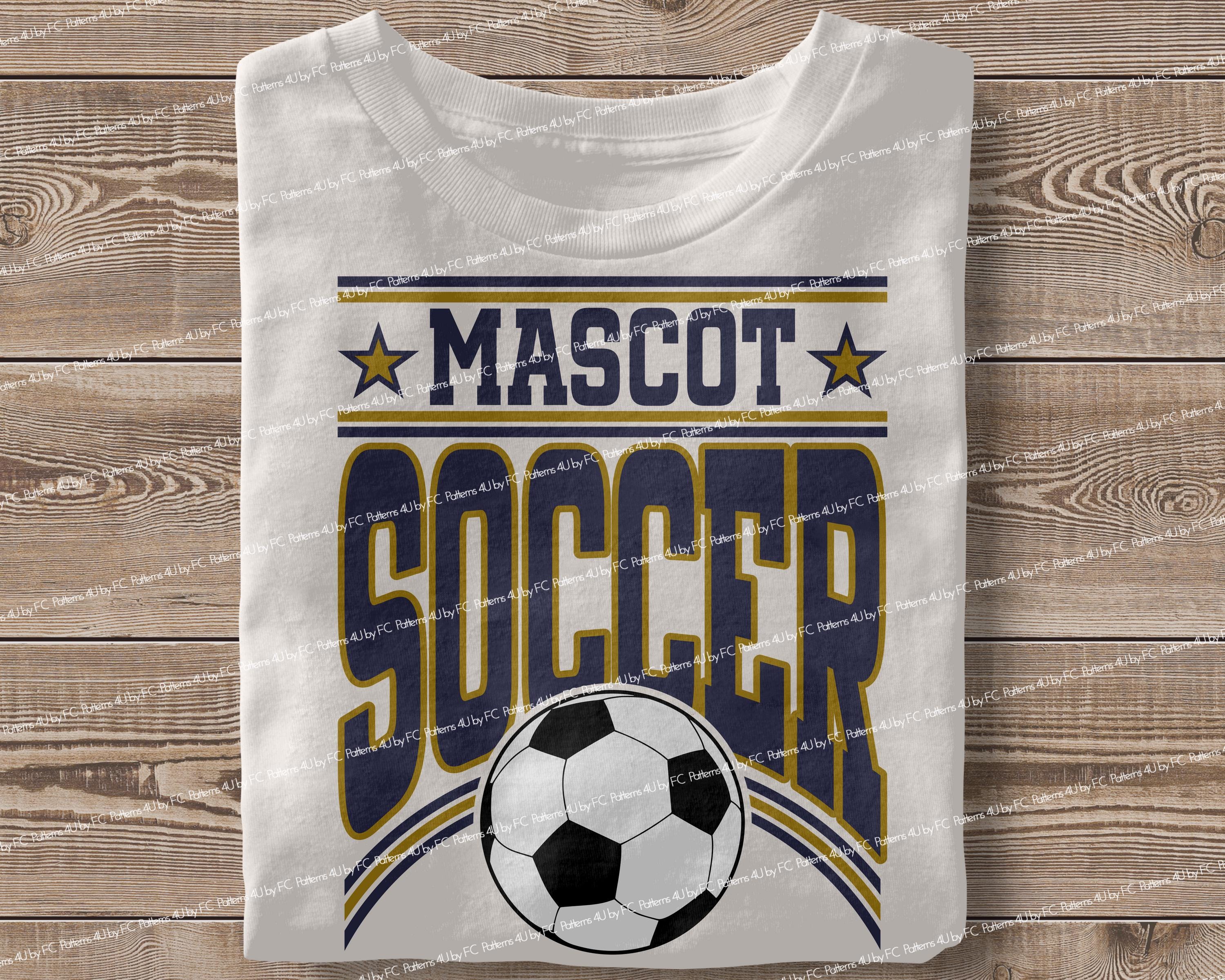 Personalized Mascot PNG Soccer Custom Your Team, Varsity School Soccer Team Sublimation, School Name, Digital Download, Custom Design