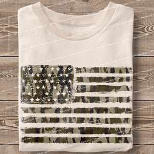 Amerikaanse vlag camouflagepatch oude camouflage PNG, jachtcamouflage patriottische sublimatie digitaal ontwerp militair land shirtontwerp old school