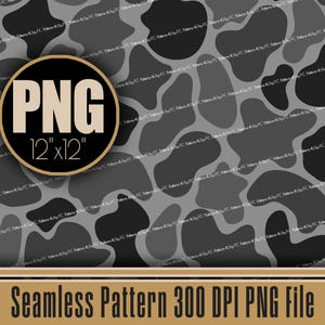 Donkere nacht grijze camouflage PNG oude camouflage naadloze patroon PNG, camouflage eend jachtpatronen, camouflage jachtsublimatie, digitale download