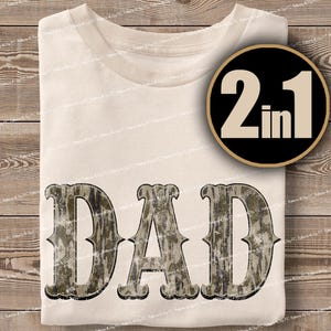 Western DAD PNG Old Camo Daddy, Camouflage grand-père papa l'homme père grand-père, Sublimation de chasse Design Western Country, téléchargement immédiat