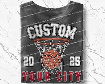 Mascota de baloncesto personalizada PNG: Diseño de equipo personalizado (Descarga digital)