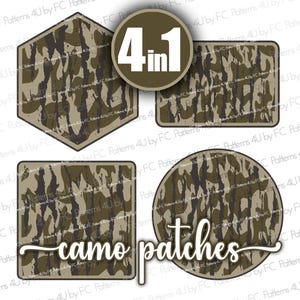 Camo-patches PNG-sublimatie camouflage oude camouflage jacht, digitale download, militair Lake Country-shirt Old School Design Instant Download