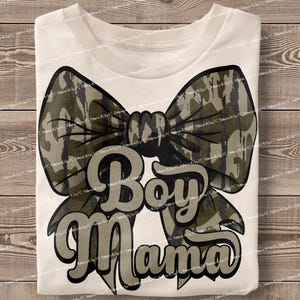 Lazo PNG de camuflaje para mamá de niño. Diseño de camiseta campestre con sublimación de la vieja escuela.
