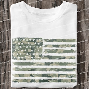 Amerikaanse vlag camouflage oude camouflage PNG, jachtcamouflage patriottische sublimatie digitaal ontwerp militair Lake Beach Country Shirt Design Old School
