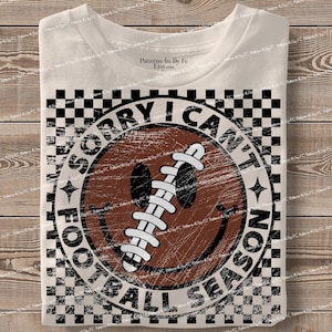 Fútbol retro PNG a cuadros, moderno, retro, elegante, fútbol PNG, temporada de fútbol, diseño de sublimación desgastado para camisetas, tazas, DTF, DTG