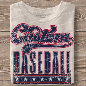 Personalized Mascot Baseball PNG: Custom Team Design (Digital Download)