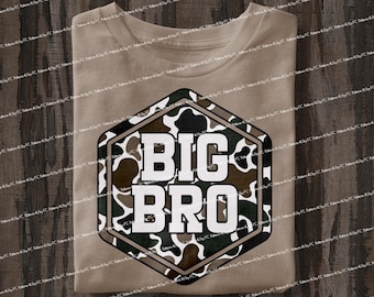 Camo Big Bro PNG: Clipart jachtvissen (digitale download)