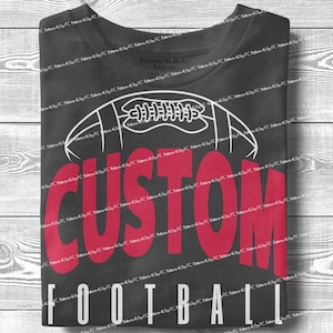 Personalized Football Mascot PNG: Custom Team Clipart (Digital Download)