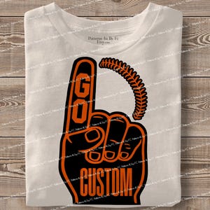 Personalized Mascot Baseball PNG: Custom Team Design (Digital Download)