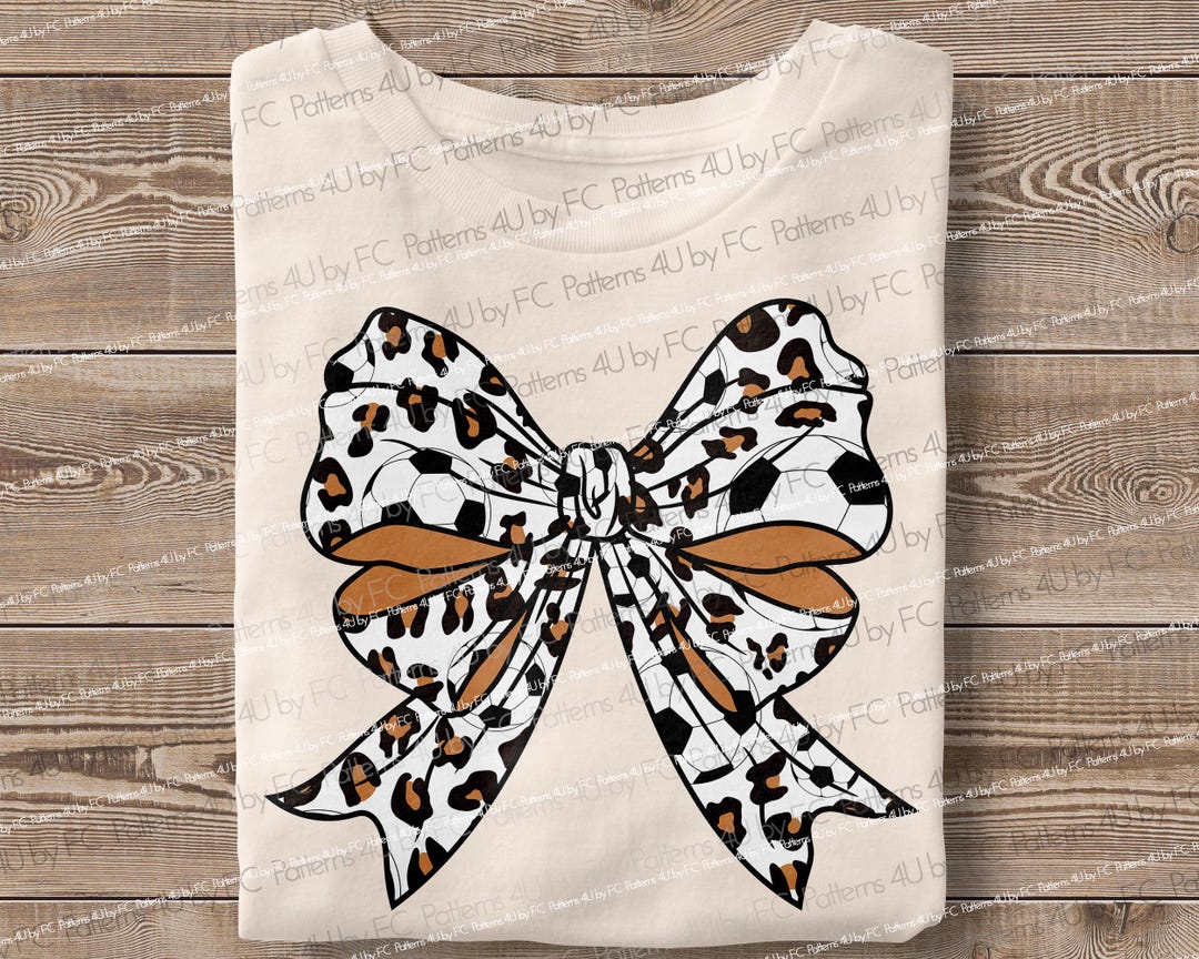 Soccer Coquette Bow PNG, Soccer Leopard Print Bow Mama Soccer Mom Bow ...