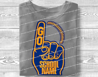 Personalized Go Mascot Softball PNG: Custom Team Design (Digital Download