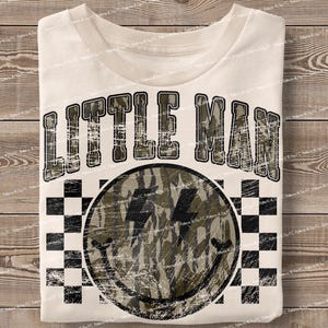 Kleine man jongen sublimatie trendy geruite western retro camouflage land noodlijdende varsity cowboy camouflage sublimatie design shirt DTF