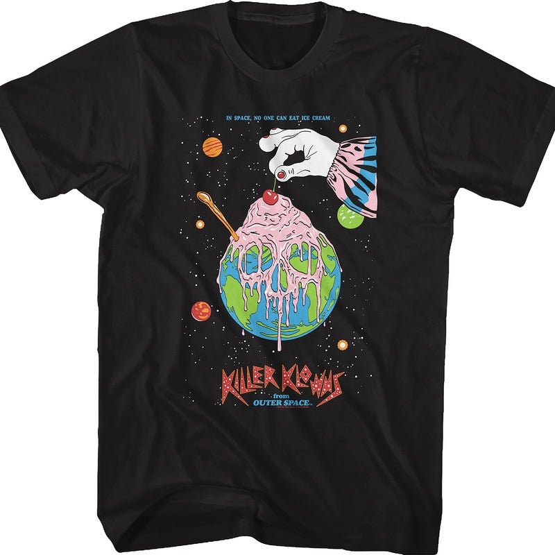 Discover Ice Cream Poster Killer Klowns From Outer Space T-Shirt