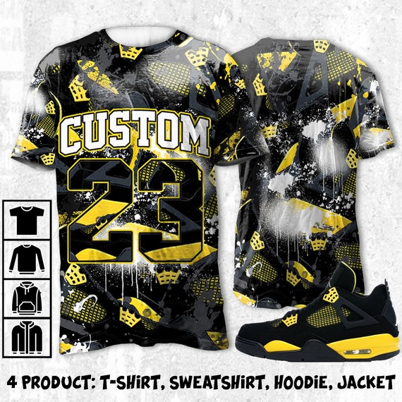 Custom Jordan 4 'Thunder Yellow' : r/Sneakers