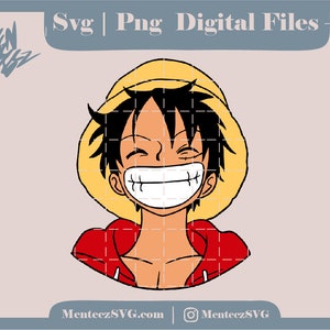 One Piece Monkey D. Luffy Svg, One Piece Svg, King Of Pirate Svg, Luff