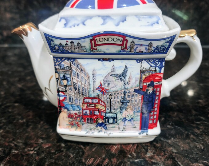 James Sadler 'best of British' Piccadilly Teapot Etsy