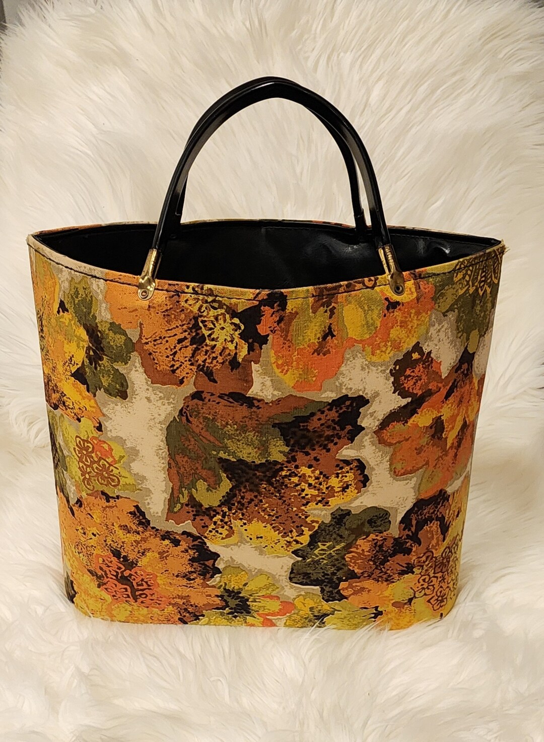 70s braccialini trapeze mod tote main image 1