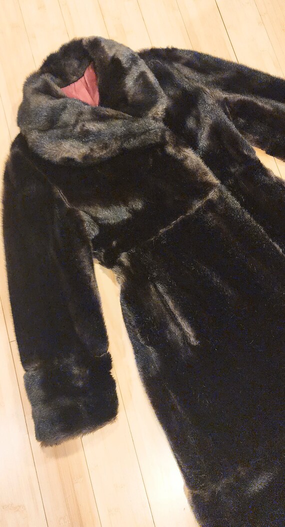 Vintage Faux Fur Coat - image 7