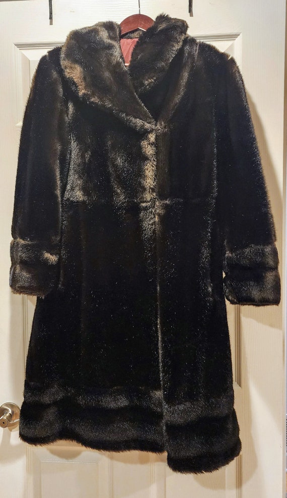 Vintage Faux Fur Coat - image 2