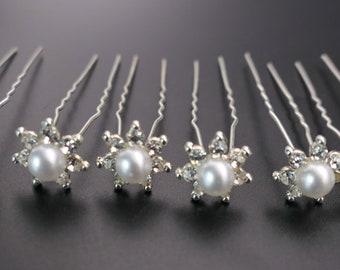 Pearl Hair pin , Pearl Hair Pin Wedding , Pearl Hair Pin Bridesmaid