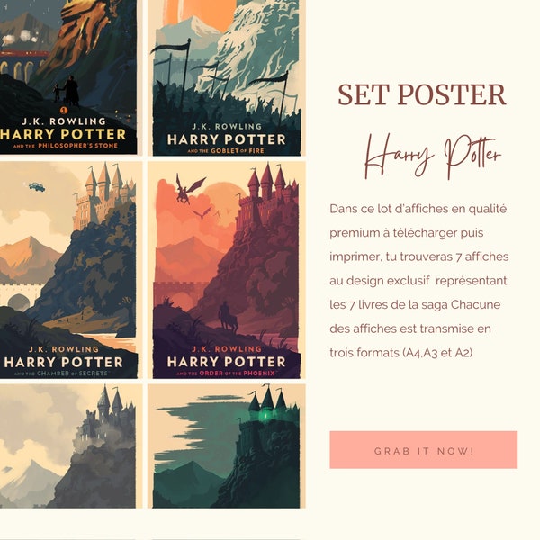 Wizard wall art - 14 posters