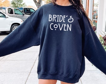 Brides Coven Crewneck, Witchy Bridesmaid shirt, Witchy Bachelorette Sweatshirt, Spooky Bridesmaid Sweatshirt, Witchy Themed Bachelorette