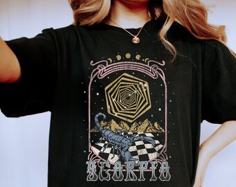Scorpio Zodiac shirt, Astrology gifts Scorpio, Womens Scorpio Shirt, Christmas Gifts for BFF, Star sign gifts, College Student gift