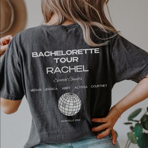 Disco Bachelorette Tour Shirts, Custom Bachelorette Shirts, Nashville Bachelorette, Bridesmaids Shirts, Maid of Honor, Bachelorette Gifts