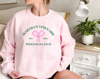 Pickleball Sweatshirt, Pickleball Shirt for women, Pickleball Team Shirt, Pickleball Crewneck, Preppy Clothing for her, Pickleball Team