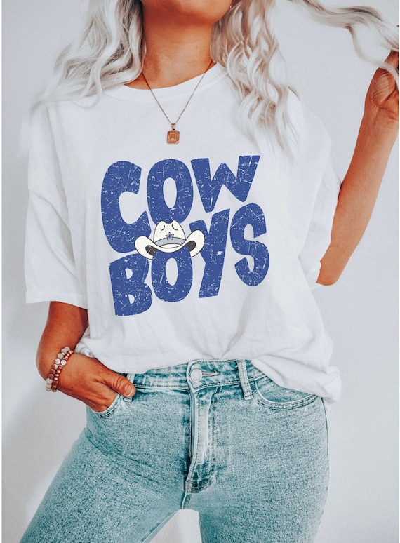 Cowboys Shirt Cowboys Gift Tailgate Clothes Dallas Football Apparel Game Day Shirt Womens Football Tshirt Texas Gifts Xmas Gift Etsy