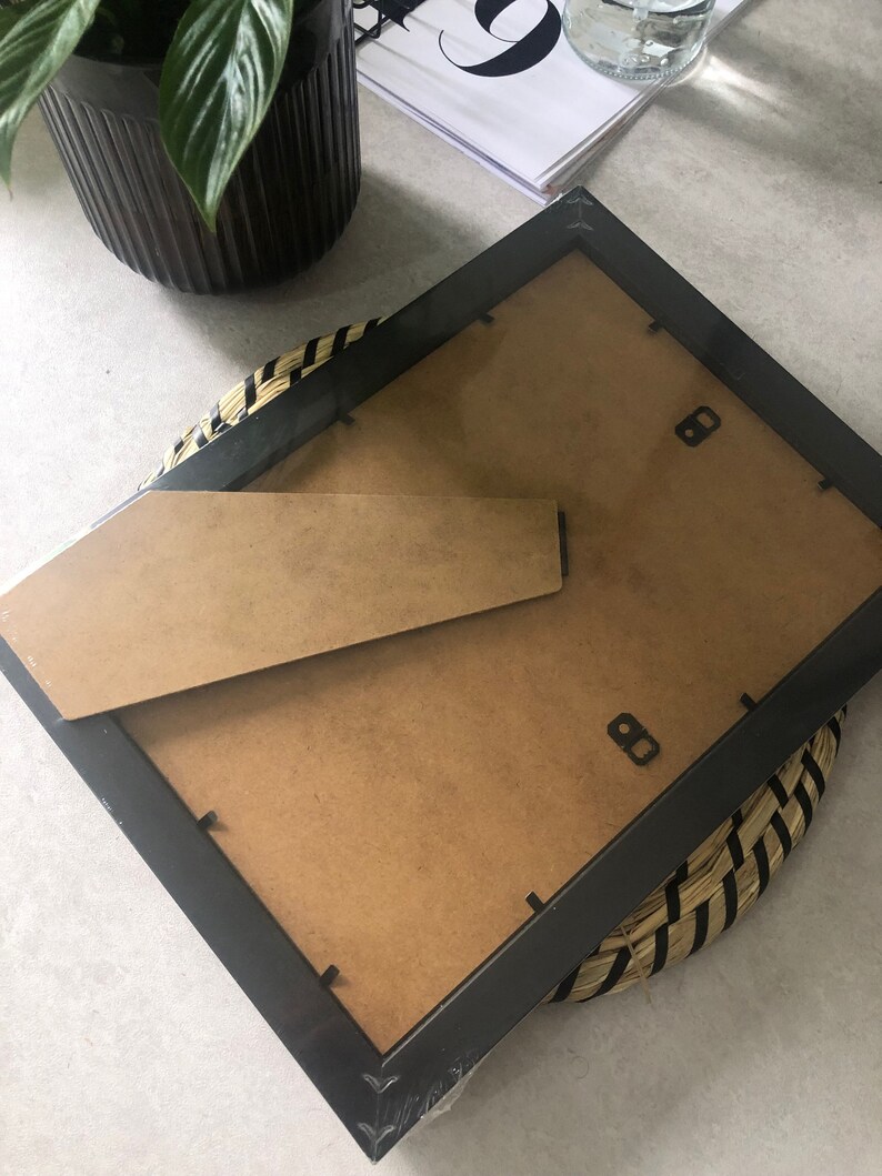 A4 Size Photo Frame in Silver With Acrylic Glass Front, Easel Stand and