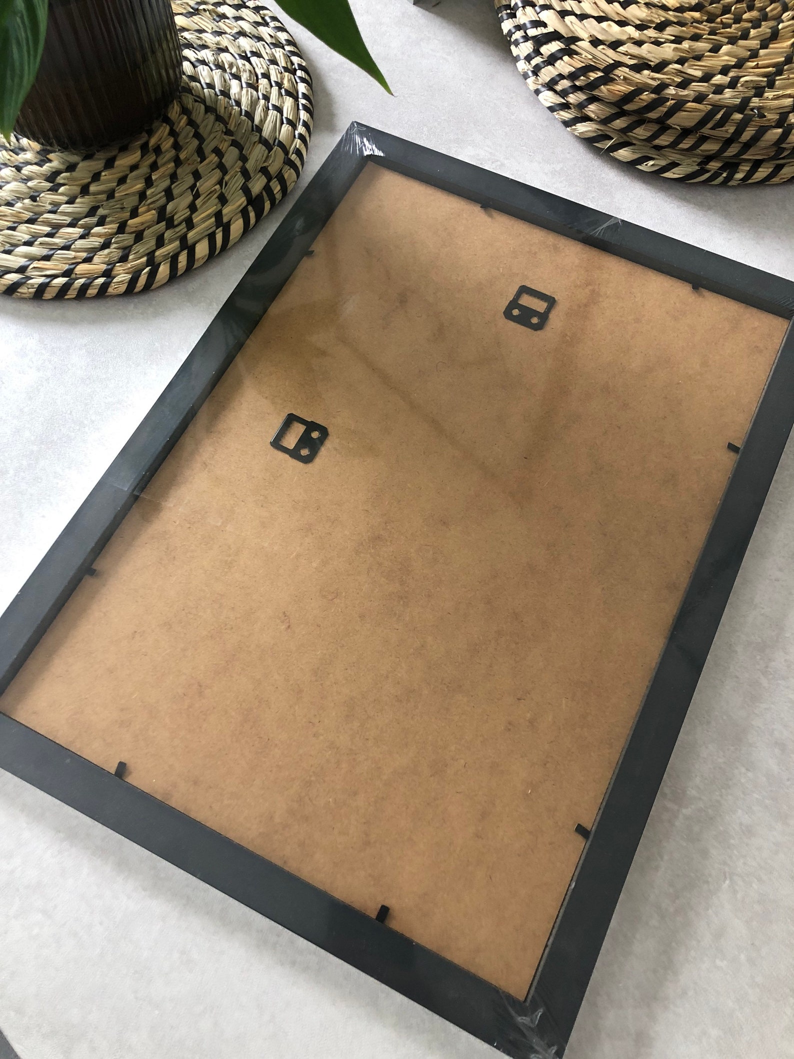 A3 Size Photo Frame in Silver With Acrylic Glass Front and Hanging