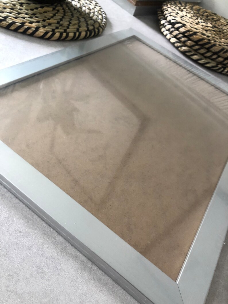 A3 Size Photo Frame in Silver With Acrylic Glass Front and Hanging