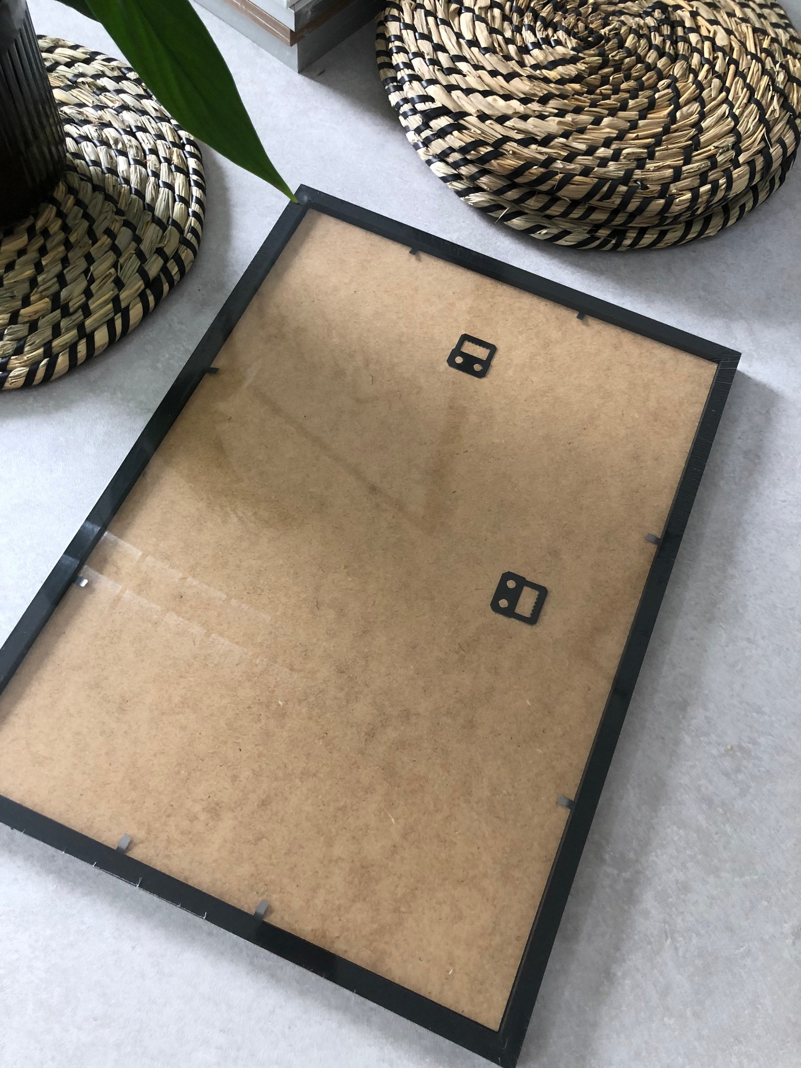 A3 Size Photo Frame in Black With Acrylic Glass Front and Hanging