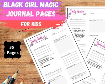 Black Women Coloring Page Empower Journal - INSTANT DOWNLOAD!