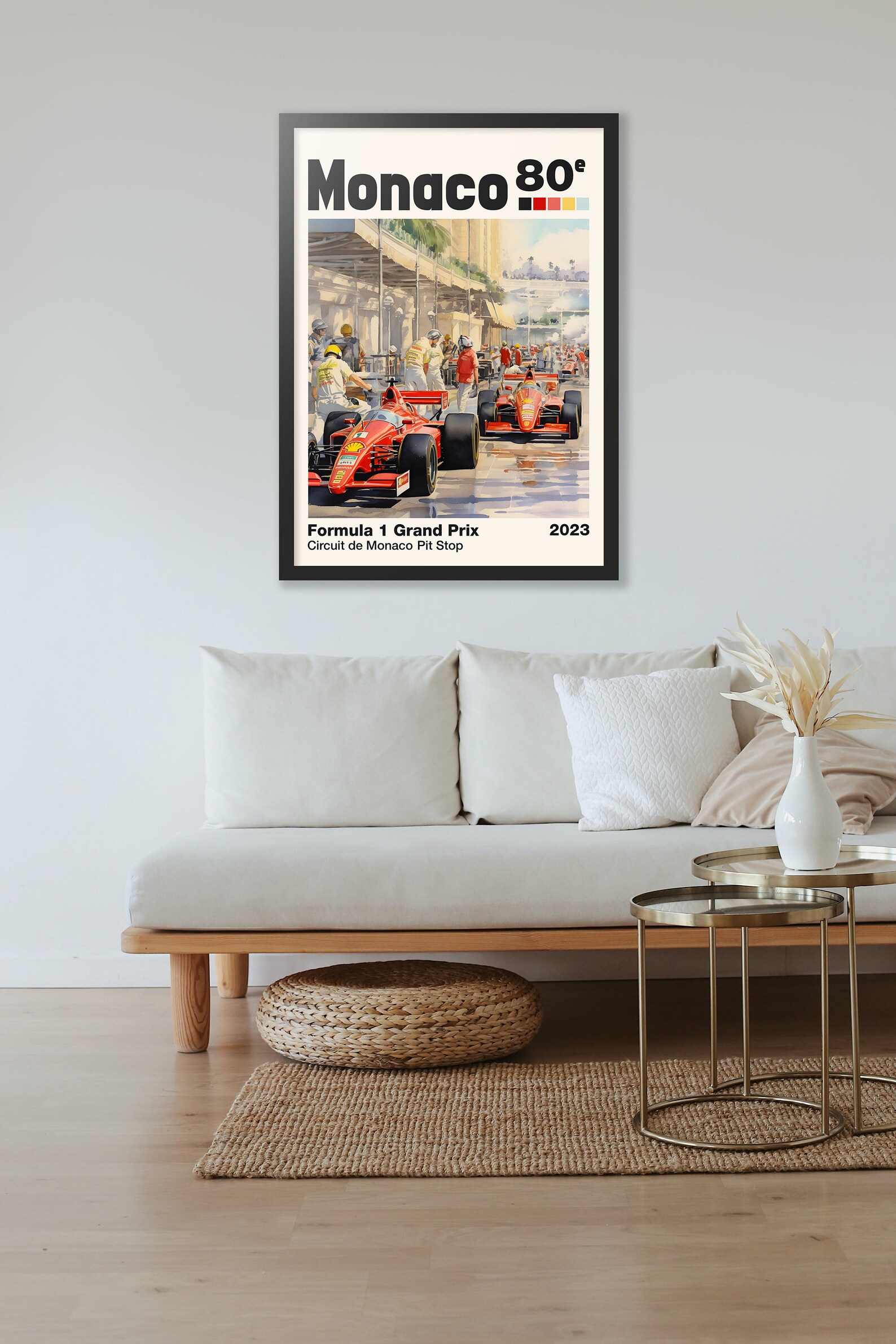 Affiche Officielle Grand Prix F1 De Monaco 2023 – Format 40x60 Cm – État Neuf, Made In Monaco