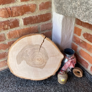 Baumscheiben einzeln kaufen Holzscheiben Birkenscheiben Hochzeitsdeko Tischdeko Deko Holz Natur Basteln DIY imagem 6