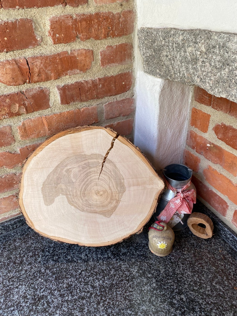 Baumscheiben einzeln kaufen Holzscheiben Birkenscheiben Hochzeitsdeko Tischdeko Deko Holz Natur Basteln DIY Bild 6