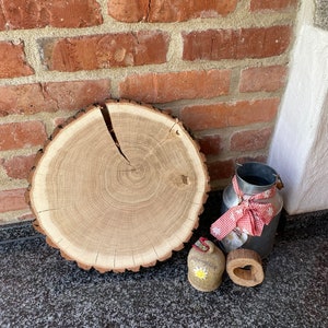 Baumscheiben einzeln kaufen Holzscheiben Birkenscheiben Hochzeitsdeko Tischdeko Deko Holz Natur Basteln DIY imagem 7