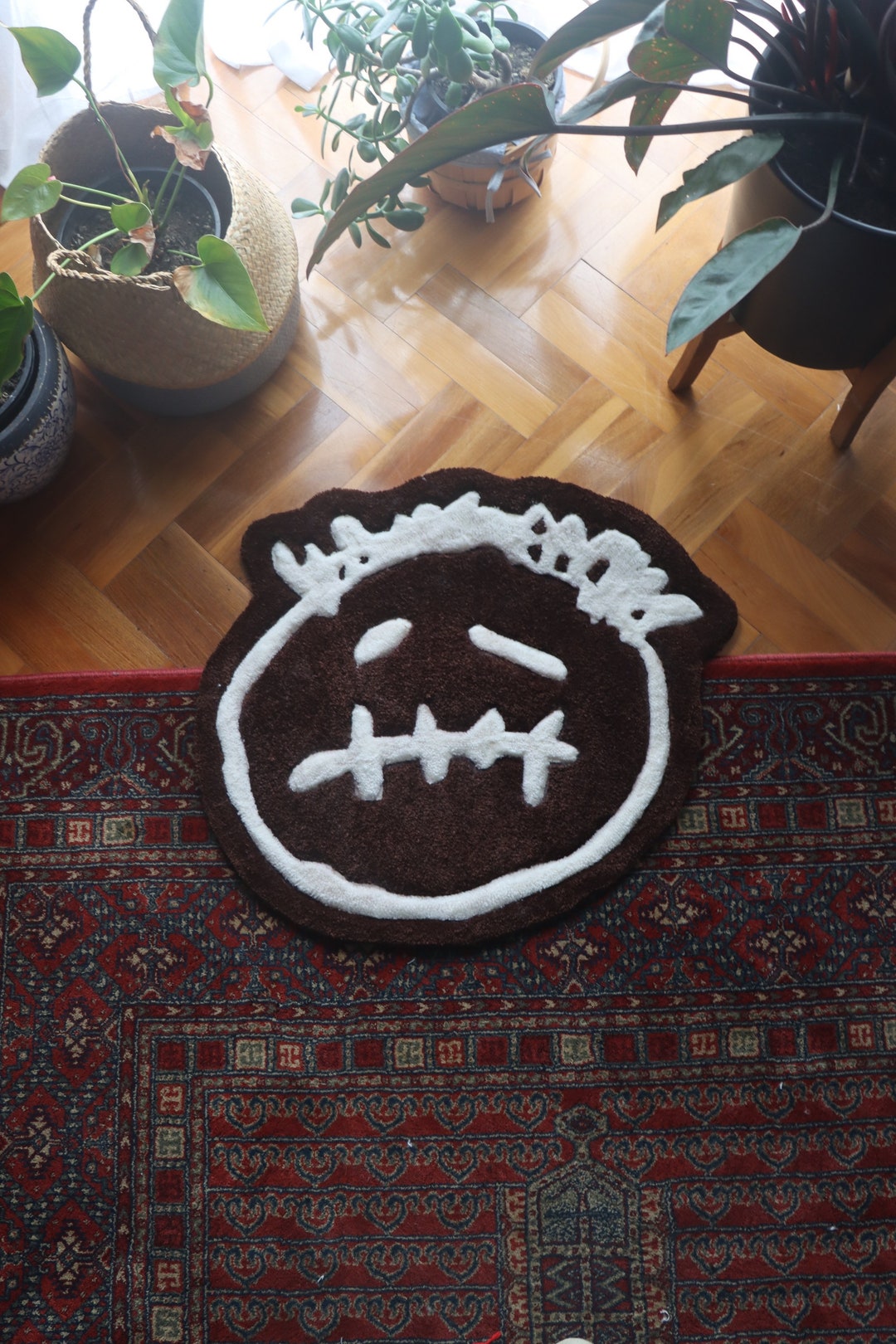 Cactus Rug Custom Rug Handmade Tufted Rug Hype Beast - Etsy