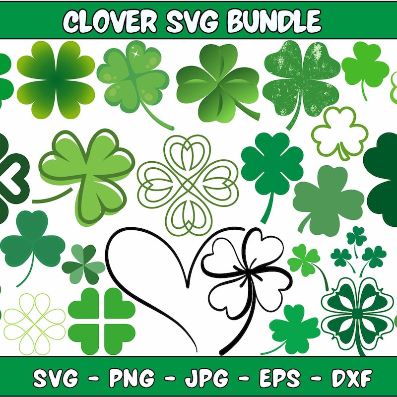 Clover Svg - Etsy