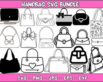 Pacchetto SVG di borse: clipart di borsette, file di taglio (download digitale)