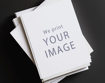 Textured Paper Art Print: Personalized Print for Painterly Look