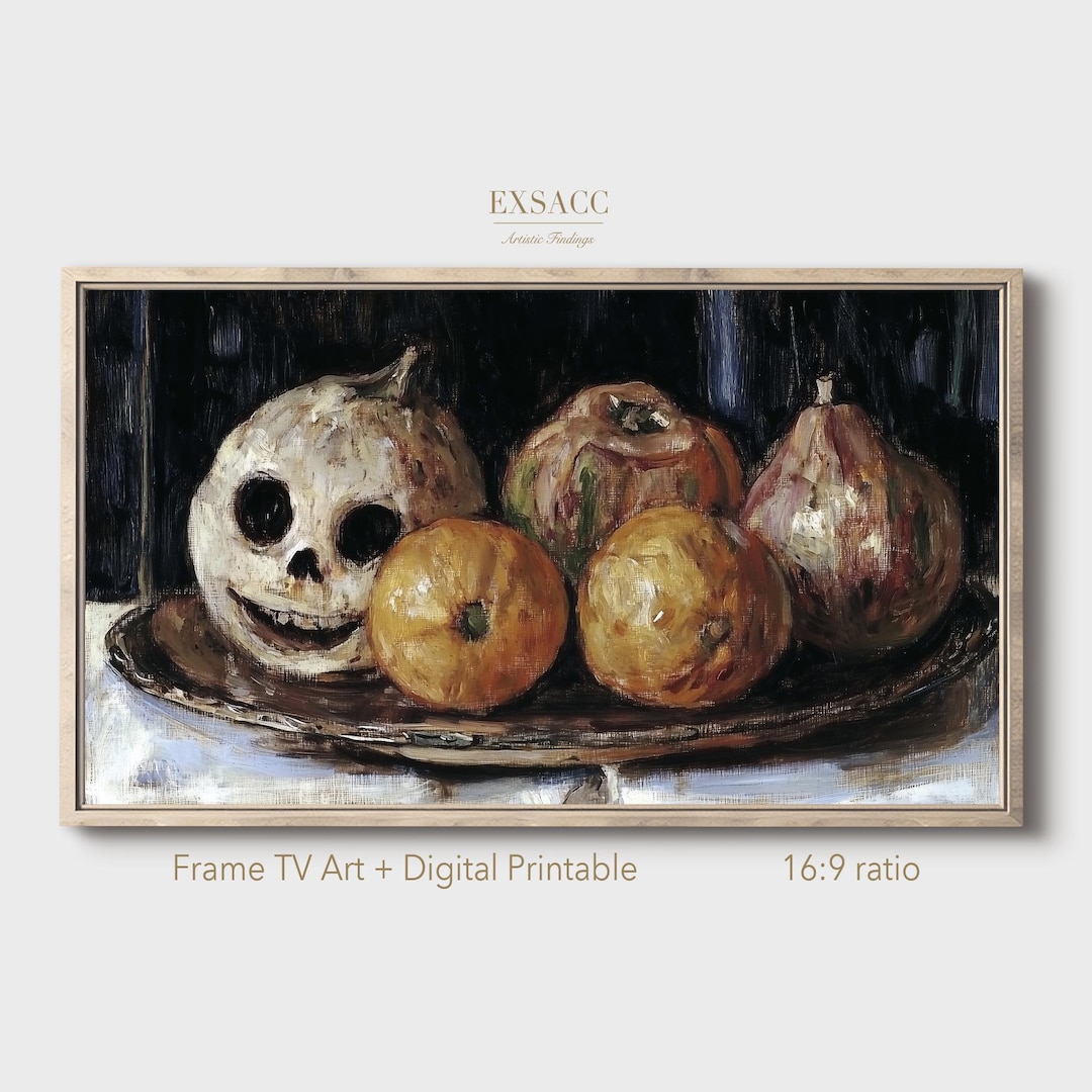 Halloween Pumpkin Frame TV Art Fall Fruit Still Life, Works as Desktop Wallpaper, Includes Digital Printable Version for Download - Etsy Japan
