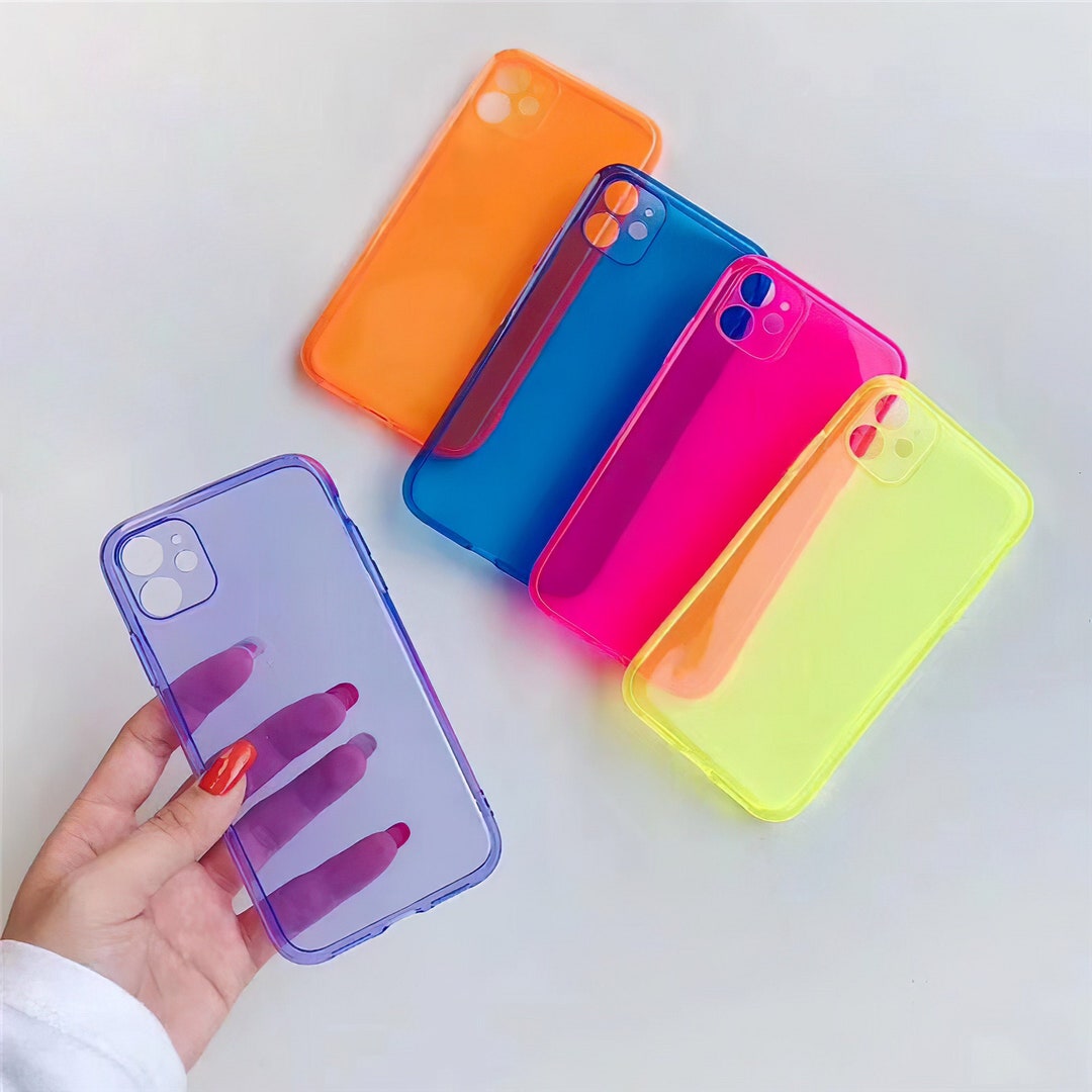 Vibrant Neon Phone Case for Iphone & Ios App Icons Etsy