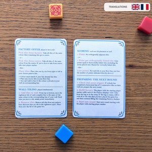 Azul, Print And Play, Player Assist Cards