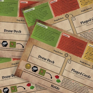 Jamaica Player, Print And Play, Player Mats